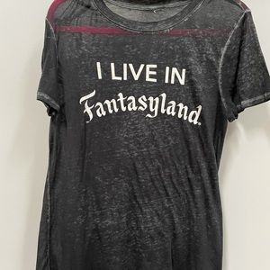 Disney Parks I live in Fantasyland tshirt